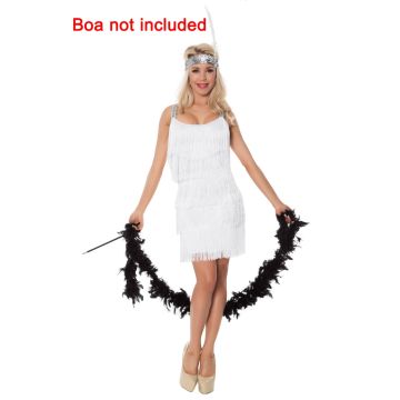 White Ladies 20s 1920s Charleston Flapper Chicago  Costume  lh340w