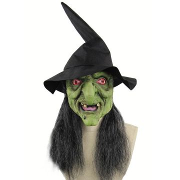 Trick or Treat Studios Halloween Witch Mask Hat Wigs