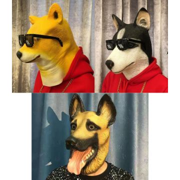Animal Dog Mask Masquerade 