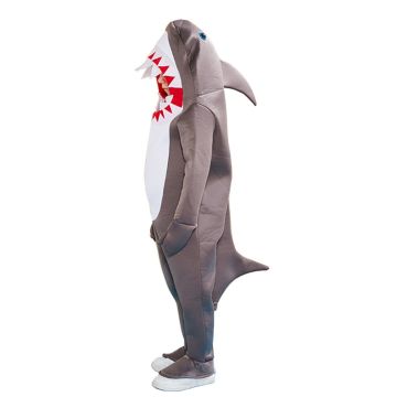 Kids Shark Costume Onesie with Hood and Fins