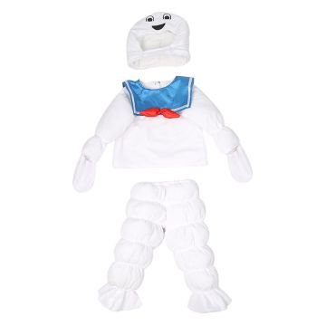 Childrens Ghost Hunters Costume - Plush Marshmallow Sailor Jumpsuit