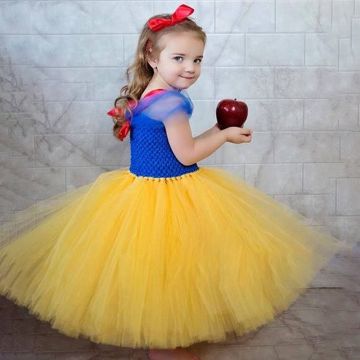 Girls Princess Snow White Costume