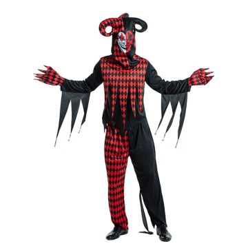 Sinister Jester Adult Clown Costume lp1063