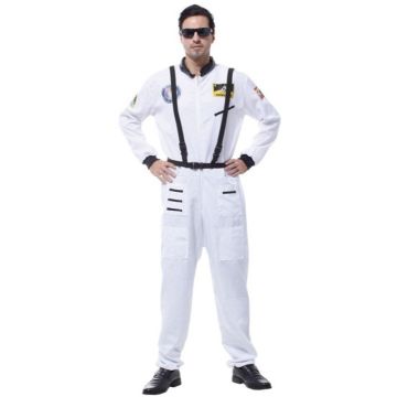 Mens Spaceman White Costume lp1066white