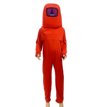 Kids Space Crewmate Costume - Full Body Astronaut Jumpsuit with Visor