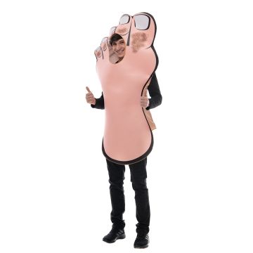 Adult Foot Costume - Novelty Giant Foot Bottom Suit