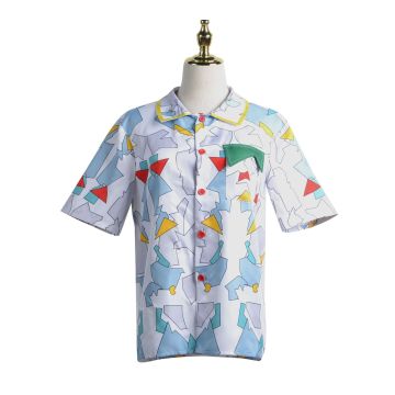 Kids 80s Arcade Gamer Costume Set - Retro Print Shirt & Raglan Tee