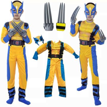Kids Wolverine Cosplay Costume lp1211