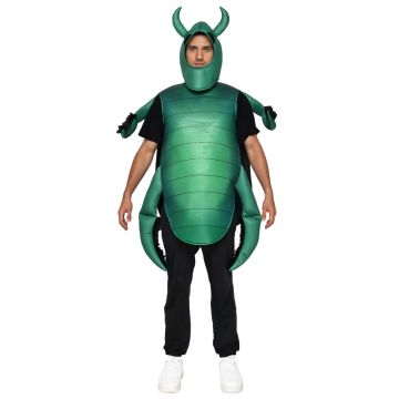 Adult Beetle Bug Costume with Hood and Padded Legs
