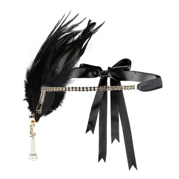 Adult 1920s Flapper Costume Accessory Set - 6pc Gatsby Charleston Kit