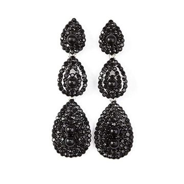 Women's 1920s Flapper Accessory Set - 4-Piece Gatsby Costume Jewellery with Headband, Earrings, Pearl Necklace & Bracelet Ring