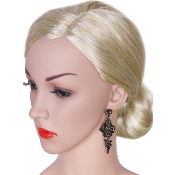 1920s Art Deco Chandelier Earrings - Gatsby Flapper Drop Jewellery