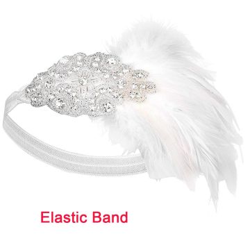 Adult 1920s Flapper Accessory Set - 5 Piece Gatsby Costume Jewelry Kit