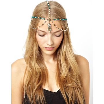 Deco Vintage Hairband Chain Headband lx0217
