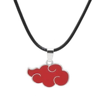 Anime Ninja Village Symbol Necklace - Metal Pendant Cosplay Accessory