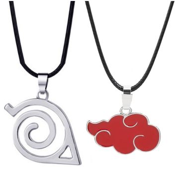 Anime Naruto Akatsuki Uzumaki Necklace lx0228lx0229