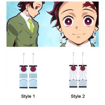 Demon Slayer Tanjiro kamado earrings lx0230lx0231