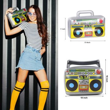 80s Hip Hop Inflatable Boom Box lx0239