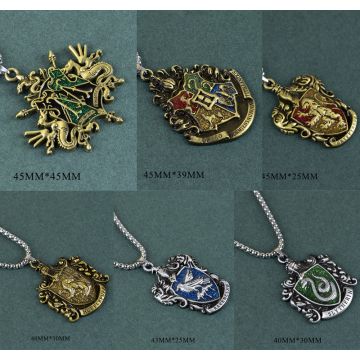 Harry Potter Hogwarts School Necklace lx0284