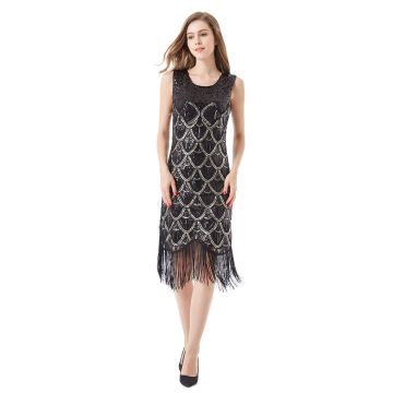 Black gatsby dress melbourne lx1013_1