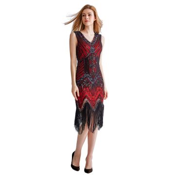Plus size flapper dress  lx1016_10