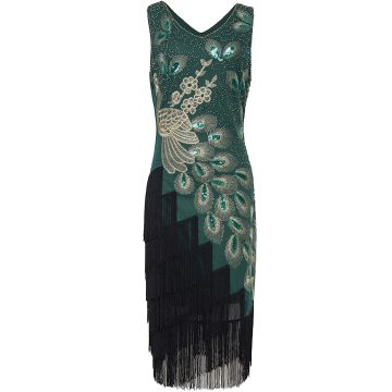 1920 gatsby flapper dress overall lx1051g