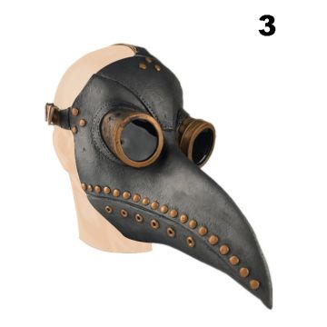 Steampunk Bird Plague Doctor Masker lx2024-3