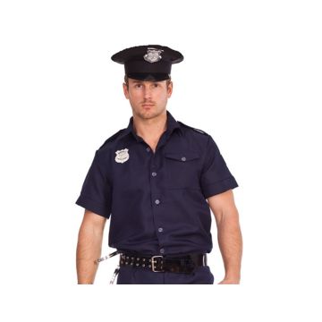 Adult Police Handcuffs Costume Prop Grey Plastic