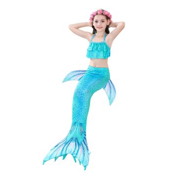 Girls Mermaid Swimmable Swimsuit Costume tt2030-2