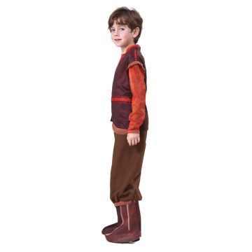 Boys Ice Harvester Costume - Nordic Mountain Man Outfit with Tunic and Boots