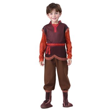 Boys Ice Harvester Costume - Nordic Mountain Man Outfit with Tunic and Boots