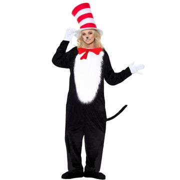 LADIES CAT IN THE HAT COSTUME pp1002 