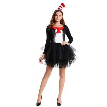 Ladies DR SEUSS CAT IN THE HAT COSTUME pp1004