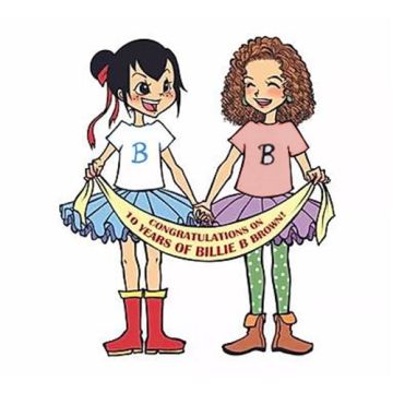 Girls Storybook Character Costume - Pink Letter B T-Shirt with Tutu & Striped Tights
