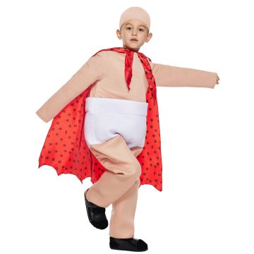 Kids Superhero in Undies Costume - Comic Book Hero Jumpsuit with Cape