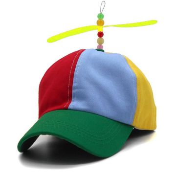 Kids Propeller Hat - Multi-Color Baseball Cap with Spinning Helicopter Beanie