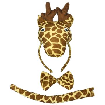 Kids Giraffe Costume Accessory Set - Headband, Tail & Bow Tie