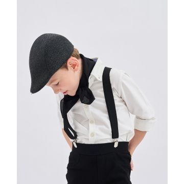Kids Black Braces - Victorian Suspenders for Boys and Girls