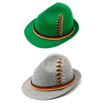 Oktoberfest Hat with Feather th018
