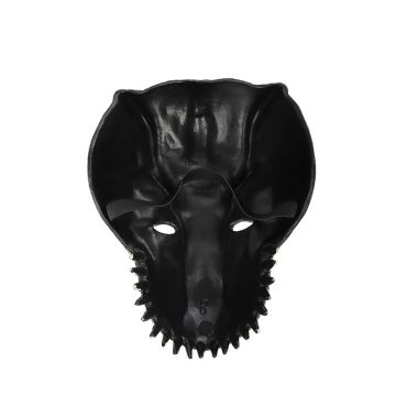 Adult Dinosaur Mask - T-Rex Costume Accessory with Textured Scales