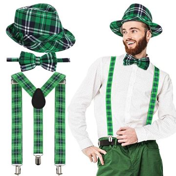 St Patricks Costume Accessory Green Set th027