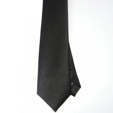 Adult Black Skinny Tie - 1920s Gangster Accessory