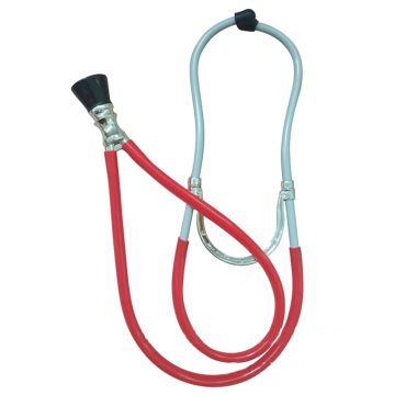 Adult Medical Stethoscope Costume Accessory - Red Tubing Nurse Doctor Prop