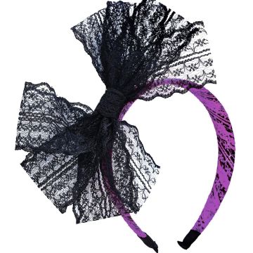 Rose 80s Lace Headband