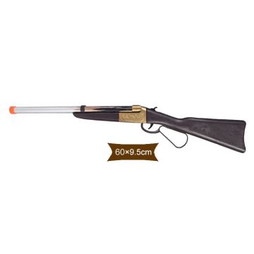 Toy Cowboy Guns - Kids Safari Rifle with Orange Safety Tip 60cm