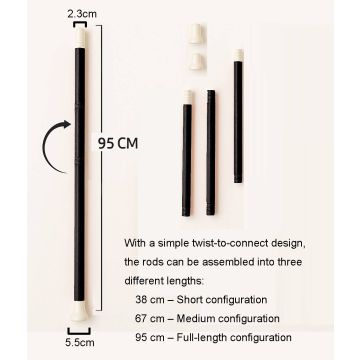 Canes for Dancing - Adjustable Performance Prop in Black or Orange