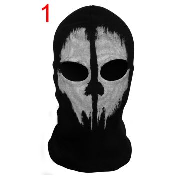Adult Skull Balaclava Mask - Full Face Skeleton Tactical Hood