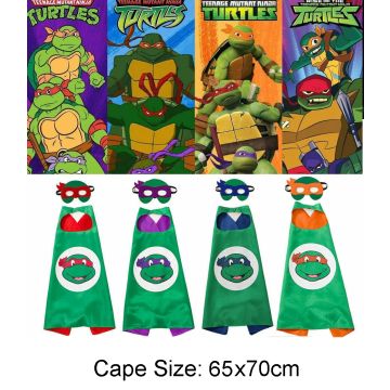 Kids TMNT Cape and Mask Set tt1135