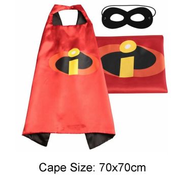 Kids The Incredibles Cape and Mask Set tt1136
