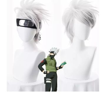 Kakashi Hatake Naruto Wig or Headband tt1152